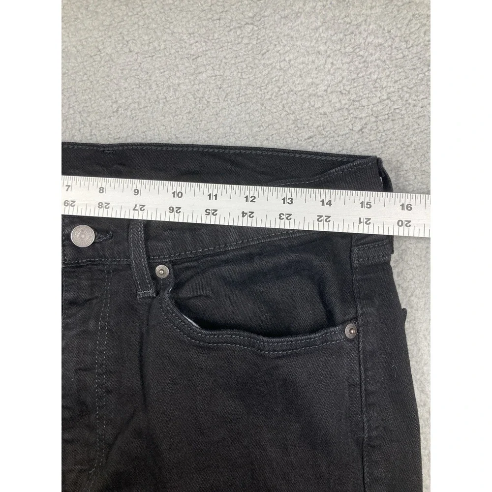 Levis 505 Jeans Mens 34x30 (31x28) Black Straight Classic Cowboy Rodeo Western‎